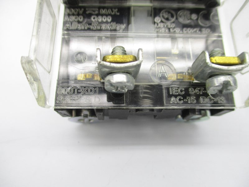 ALLEN BRADLEY 800T-A2A SER. T 600V (AS PICTURED) NSNP