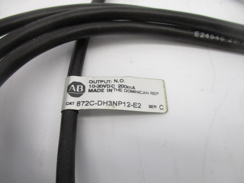 ALLEN BRADLEY 872C-DH3NP12-E2 SER. C 10-30VDC UNMP