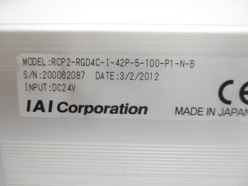 IAI RCP2-RGD4C-I-42P-5-100-P1-N-B 24VDC NSNP
