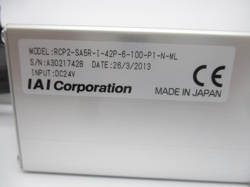 IAI RCP2-SA5R-I-42P-6-100-P1-N-ML 24VDC NSNP