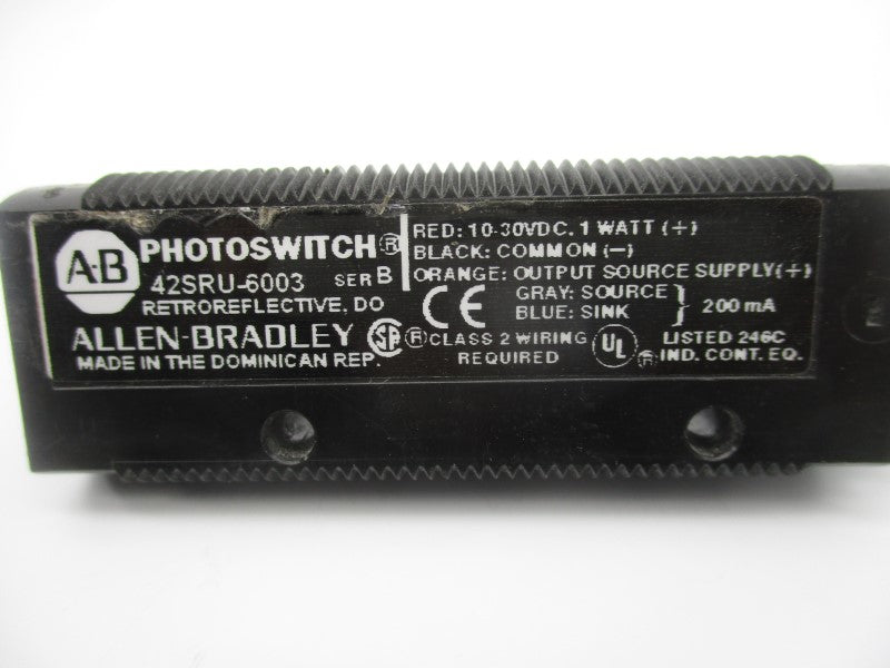 ALLEN BRADLEY 42SRU-6003 SER. B 10-30VDC UNMP