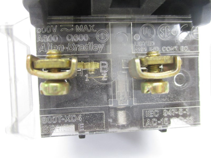 ALLEN BRADLEY 800T-FXQ10D4 SER. T 120VAC/DC NSNP