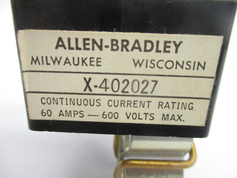 ALLEN BRADLEY X-402027 600V 60A NSNP