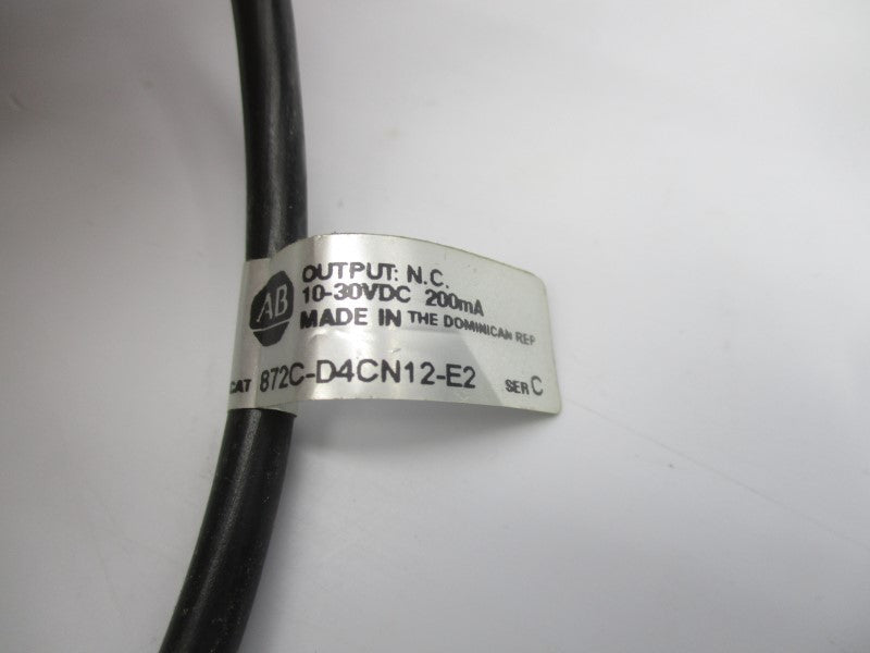 ALLEN BRADLEY 872C-D4CN12-E2 SER. C 10-30VDC UNMP