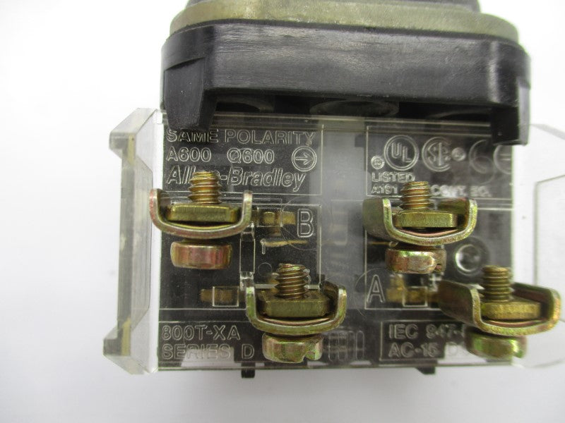 ALLEN BRADLEY 800T-A7A SER. T 600V NSNP