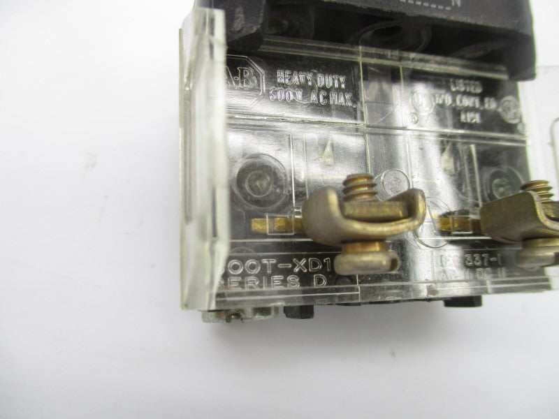ALLEN BRADLEY 800T-A9D1 SER. N 600VAC NSNP