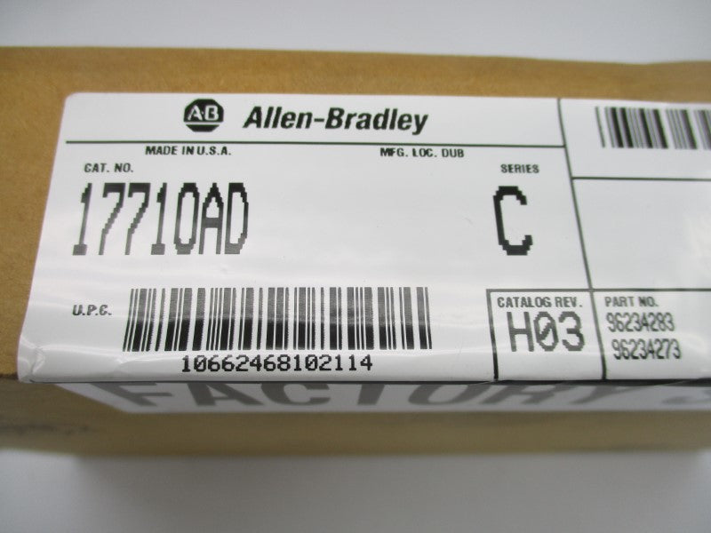 ALLEN BRADLEY 1771-OAD SER. C DATE: 2005 REV. A01 NSFS