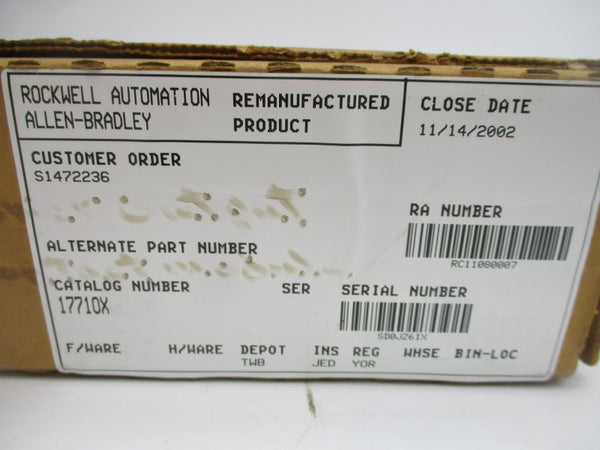 ALLEN BRADLEY 1771-OAD SER. C 10-138VAC REV. C02 UNMP