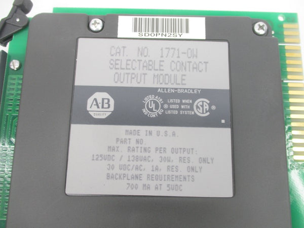 ALLEN BRADLEY 1771-OW NSMP