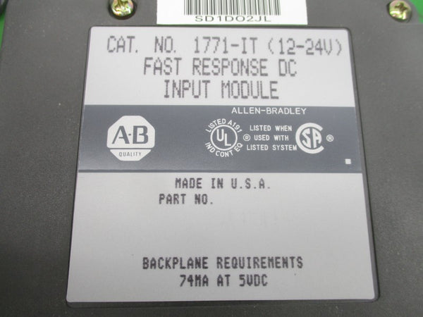 ALLEN BRADLEY 1771-IT 12-24VDC NSMP