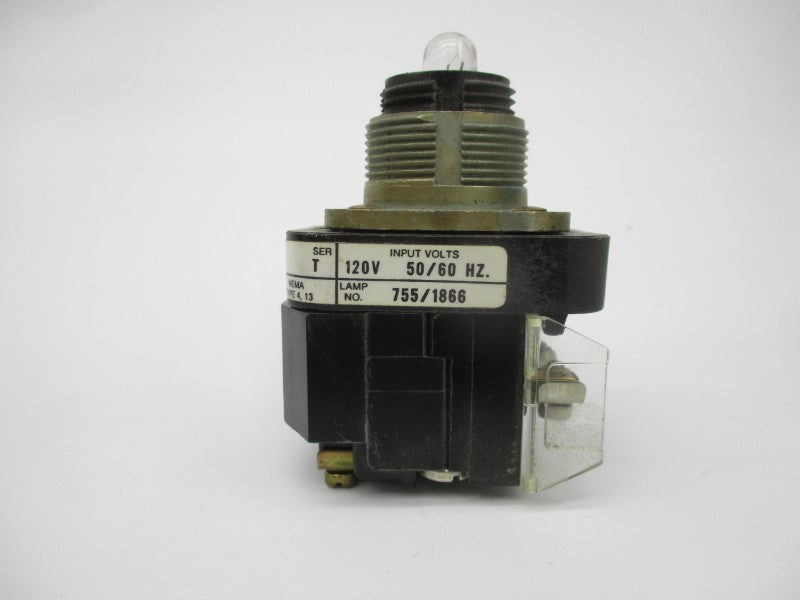 ALLEN BRADLEY 800T-FXP16A1 SER. T 120V UNMP