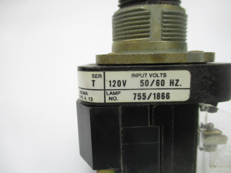 ALLEN BRADLEY 800T-FXP16A1 SER. T 120V UNMP
