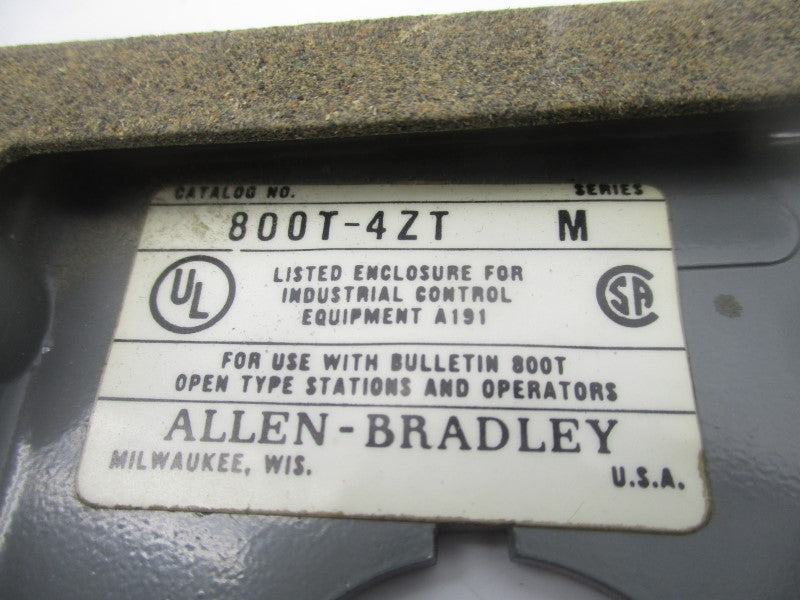 ALLEN BRADLEY 800T-4ZT SER. M (AS PICTURED) UNMP