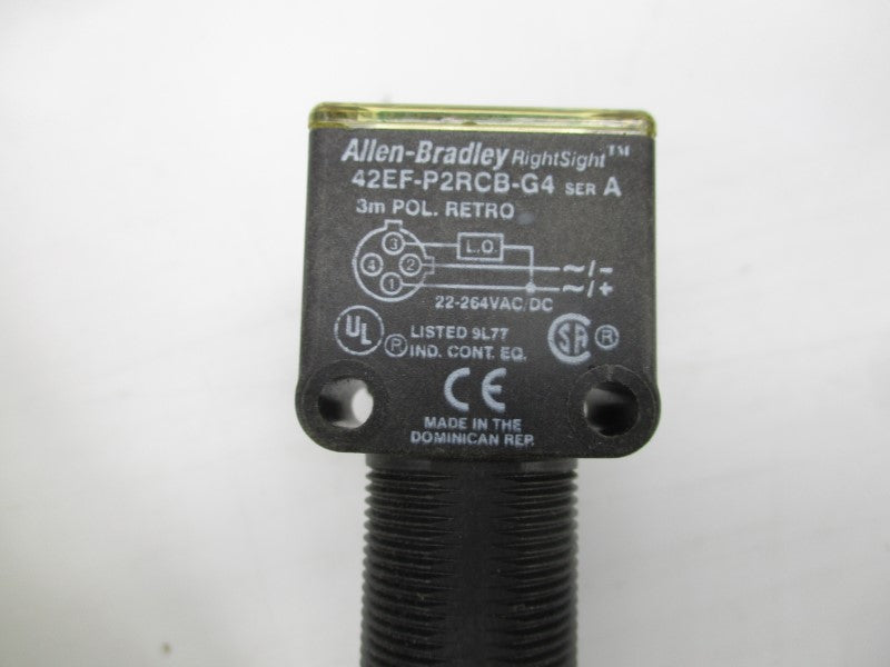 ALLEN BRADLEY 42EF-P2RCB-G4 SER. A 20-264VAC/DC (AS PICTURED) NSMP