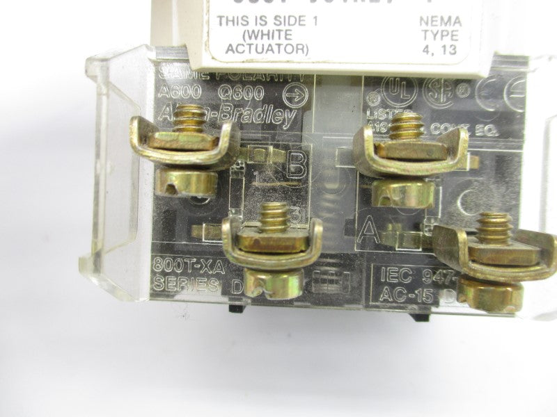 ALLEN BRADLEY 800T-J91KE7 SER. T 600V UNMP