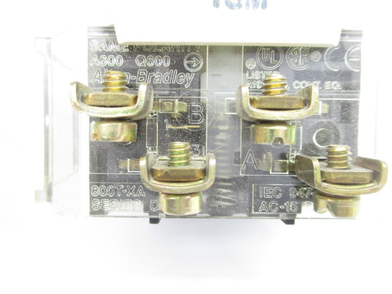 ALLEN BRADLEY 800T-J91KE7 SER. T 600V UNMP