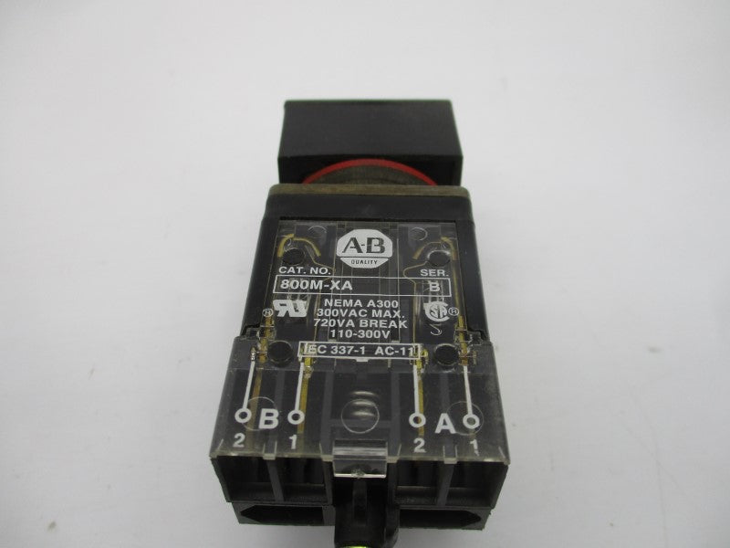 ALLEN BRADLEY 800MB-CQBL24 SER. A 24VAC/DC UNMP