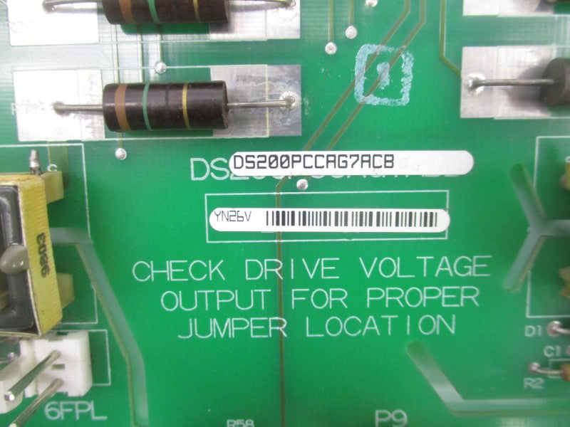 GENERAL ELECTRIC DS200PCCAG7ACB UNMP