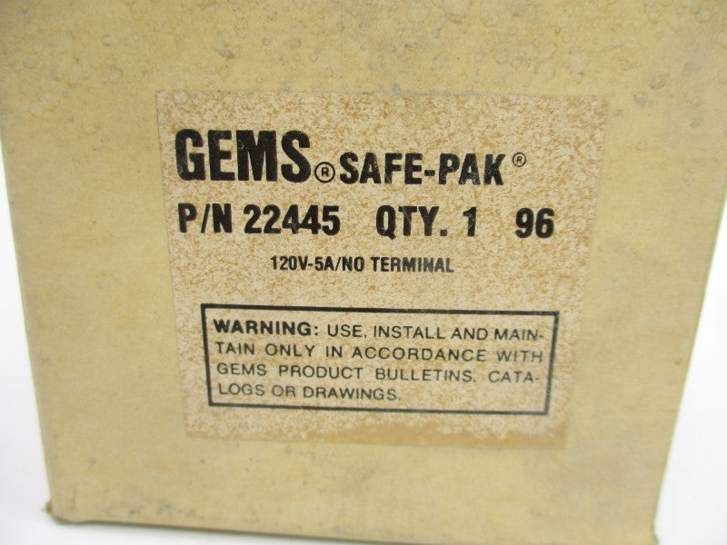 GEMS ST-22445 22445 120VAC 5A NSMP