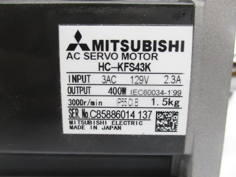 MITSUBISHI HC-KFS43K 129VAC 2.3A NSMP