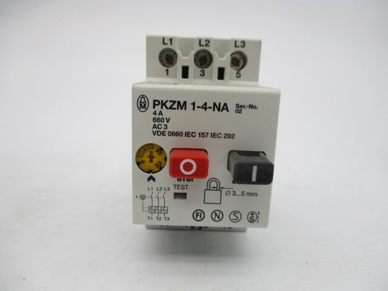 KLOCKNER MOELLER PKZM1-4-NA 660V 4A NSMP