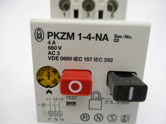 KLOCKNER MOELLER PKZM1-4-NA 660V 4A NSMP