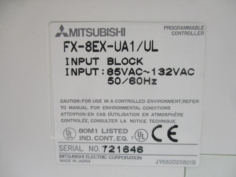MITSUBISHI FX-8EX-UA1/UL 85-132VAC NSMP