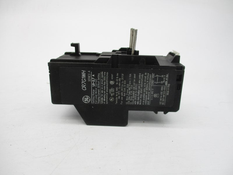 GENERAL ELECTRIC CR7G1WH SER. A 600V 1.8-2.7A UNMP