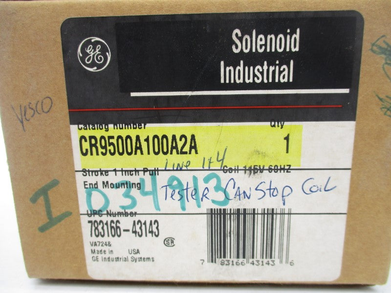 GENERAL ELECTRIC CR9500A100A2A 115V NSMP
