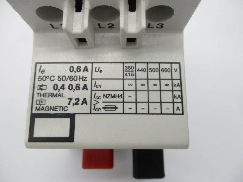 KLOCKNER MOELLER PKZM1-0.6 0.4-0.6A NSNP