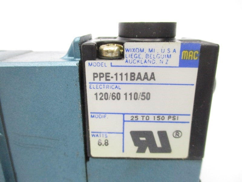 MAC 811C-PP-111BA-252 110/120V 25-150PSI NSNP