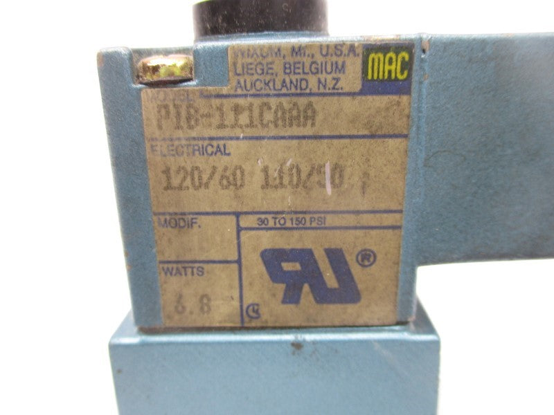 MAC PIB-111CAAA 110/120V 30-150PSI UNMP