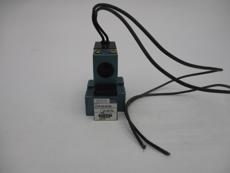 MAC 912B-PM-551BA 12VDC 25-150PSI UNMP