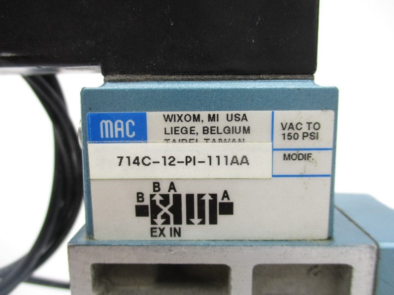 MAC 714C-12-PI-111AA 110/120V 25-150PSI NSNP