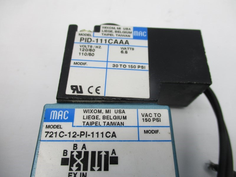 MAC 721C-12-PI-111CA 110/120V 30-150PSI NSNP