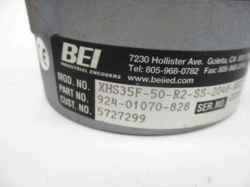 BEI XHS35F-50-R2-SS-2048-ABZC-28V/V-SM18 5-28VDC UNMP
