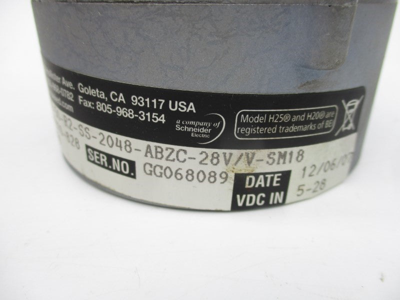 BEI XHS35F-50-R2-SS-2048-ABZC-28V/V-SM18 5-28VDC UNMP
