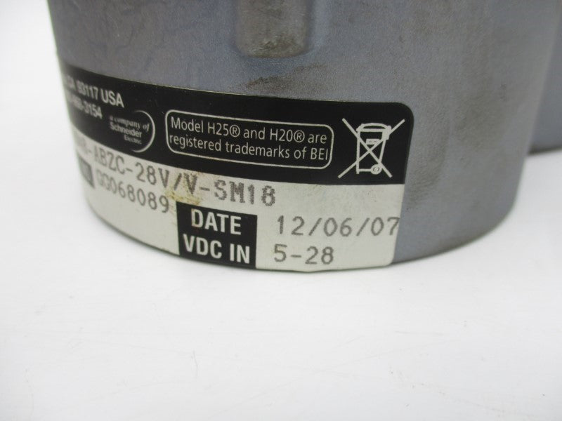 BEI XHS35F-50-R2-SS-2048-ABZC-28V/V-SM18 5-28VDC UNMP
