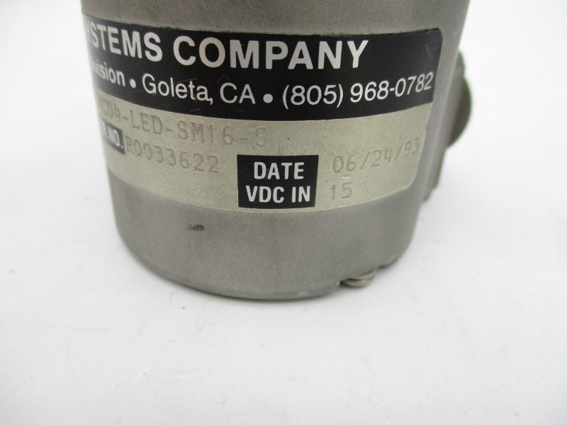 BEI H25D-SS-2500-AB-74C04-LED-SM16-S 15VDC UNMP