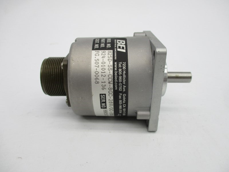 BEI H25D-SS-CCW-8GC-28V/0C-EM20-S 5-28VDC NSNP