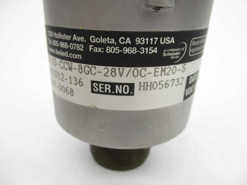 BEI H25D-SS-CCW-8GC-28V/0C-EM20-S 5-28VDC NSNP