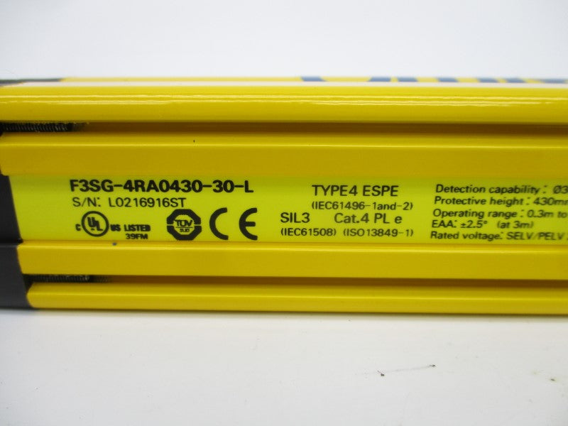 OMRON F3SG-4RA0430-30-L 24VDC 0.3-20M NSNP