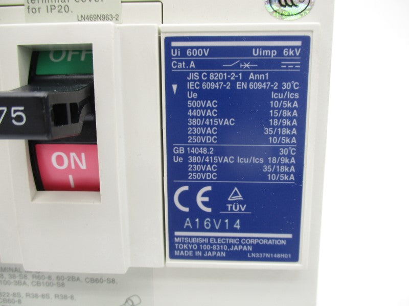 MITSUBISHI NF225-CWU3P175A 600V 175A NSMP