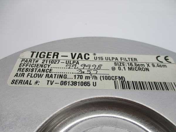 TIGER-VAC 211027-ULPA 16.5CMX9.4CM NSMP