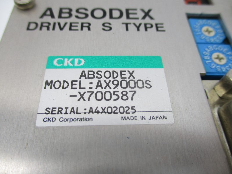 CKD AX9000S-X700587 (AS PICTURED) NSNP
