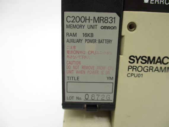 OMRON C200H-CPU01-E2 240VAC 0.3A NSNP