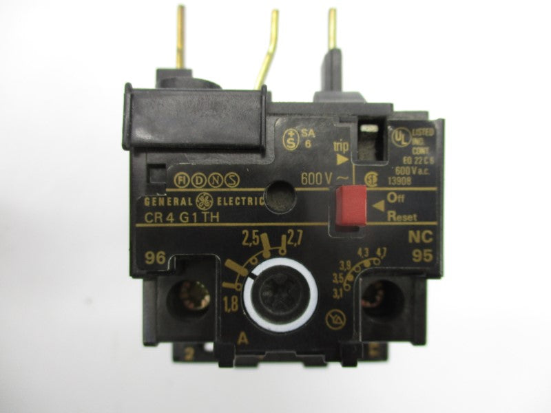 GENERAL ELECTRIC CR4G1TH 600VAC 1.8-2.7A NSNP