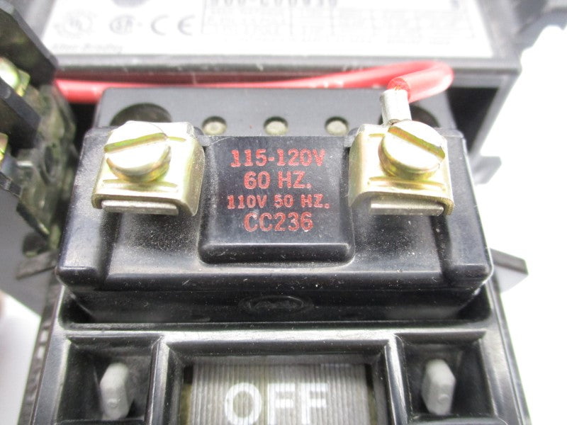 ALLEN BRADLEY 500-COD930 SER. B 110/115-120V 45A UNMP