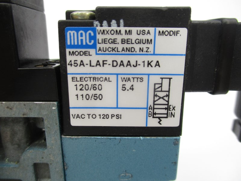 MAC 45A-LAF-DAAJ-1KA 110/120V 120PSI NSNP