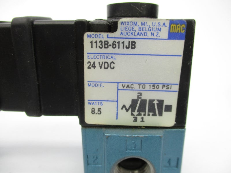 MAC 113B-611JB 24VDC 150PSI NSNP